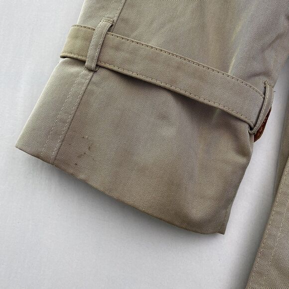 VTG Christian Dior Monsieur Trench Coat Mens 42L Beige Belted Lined Raincoat 80s - Picture 8 of 16